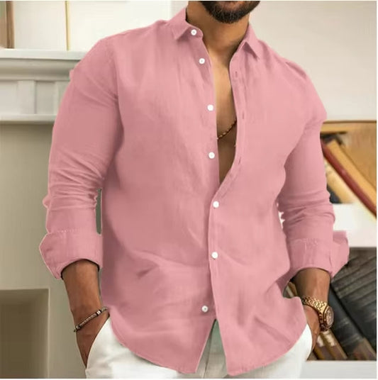 Chemise en Lin Premium Homme