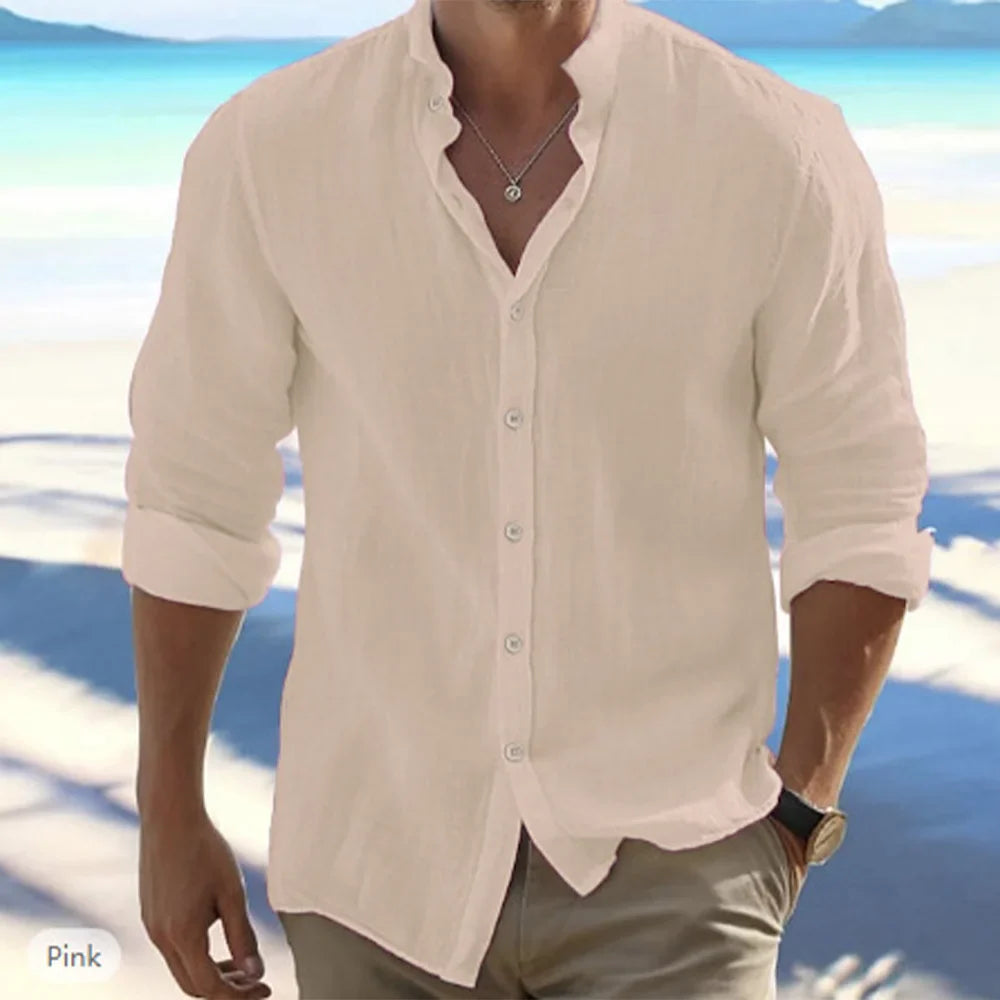 Chemise en Lin Style Plage