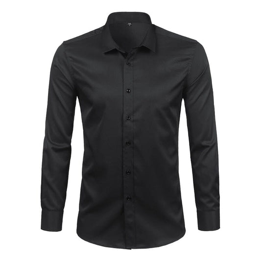 Chemise Sociale Unie Confort Anti-Rides