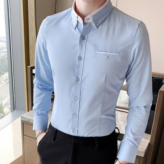 Chemise Sociale Manches Longues SlimFit